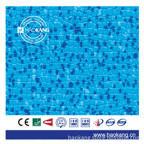 Swimming pool rubber mats